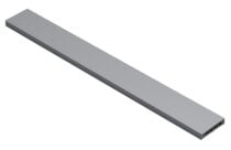 Profil aluminium multifonction pour bandeau CDVI