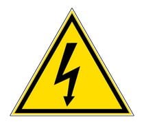 Triangle danger électrique