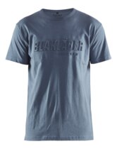 Tee-shirt imprimé 3D 3531 Bleu paon
