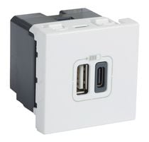 Chargeur USB Mosaic Type A + Type C