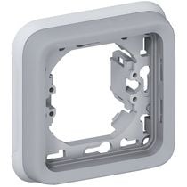 Support plaque composable IP55 Plexo