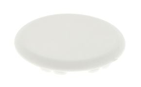 Cache-trou de charnière en plastique GoodHome blanc ø35 mm, 4 pièces