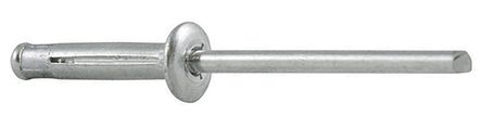 Rivet étoile tout aluminium tête plate