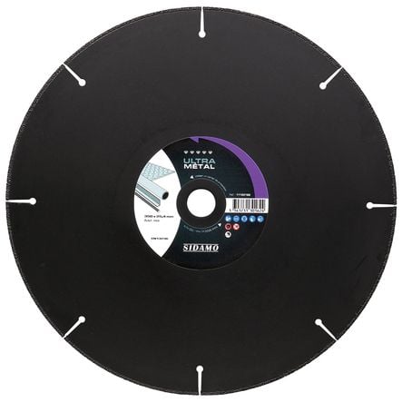 Disque diamant matériau composite, fibre de carbone, acier