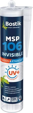 Mastic-colle MSP 106 invisible UV+