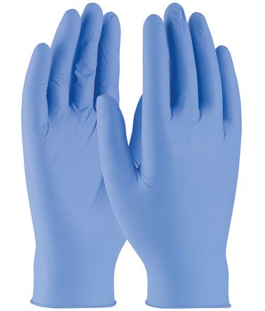 Gant jetable nitrile non poudré