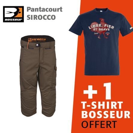 Lot pantacourt sirocco + tee-shirt offert