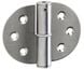 Paumelle applique inox pour cloison