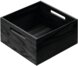 Boîte carrée bois avec poignées pour bloc-tiroir LiniQ