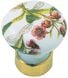 Bouton fleur porcelaine