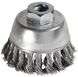 Brosse coupe fil acier torsade
